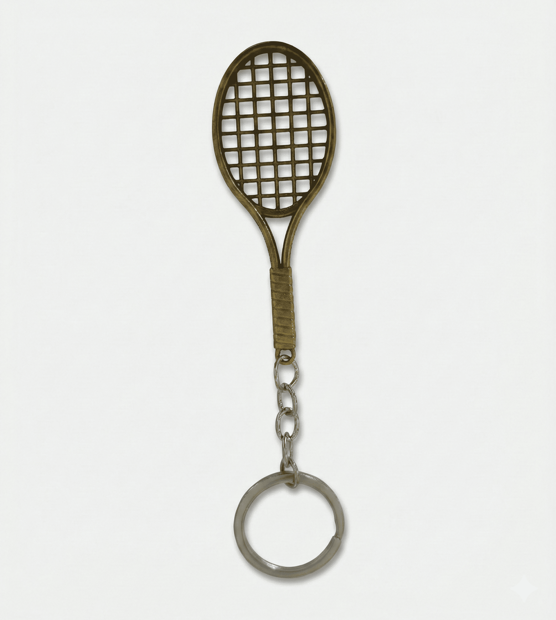 Gemini_Generated_Image_i4h5ydi4h5ydi4h5(1) Vintage Tennis Racket Charm Keychain - Image 1