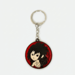 Anime Warrior Character Charm Keychain