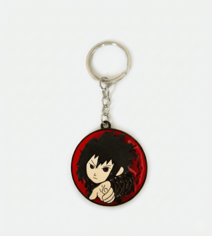 Anime Warrior Character Charm Keychain